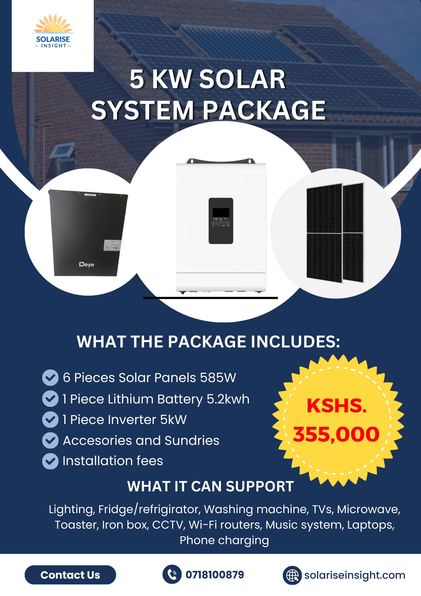 5kW Solar system Package